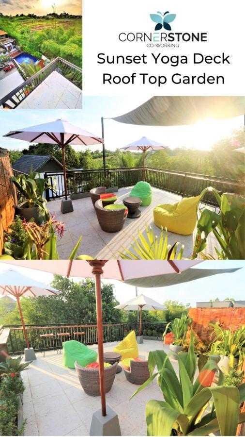 Hostel Cornerstone Bali Coworking Canggu Exteriér fotografie