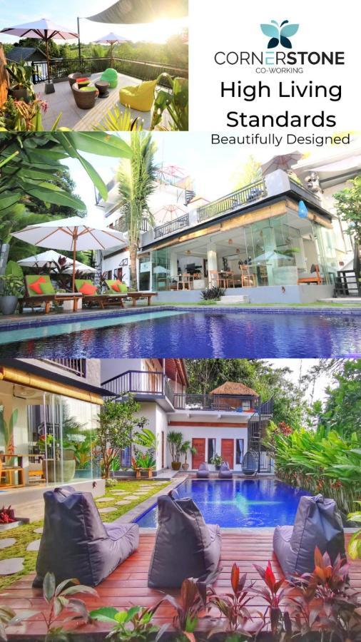 Hostel Cornerstone Bali Coworking Canggu Exteriér fotografie
