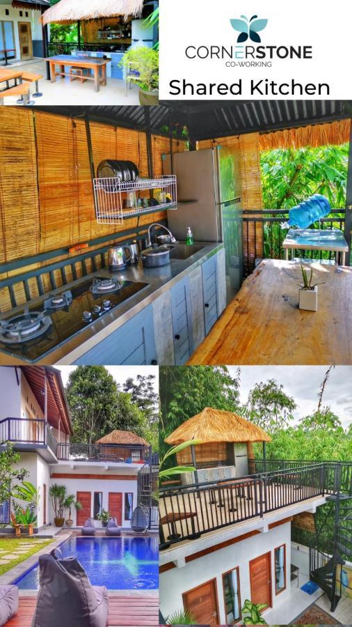 Hostel Cornerstone Bali Coworking Canggu Exteriér fotografie
